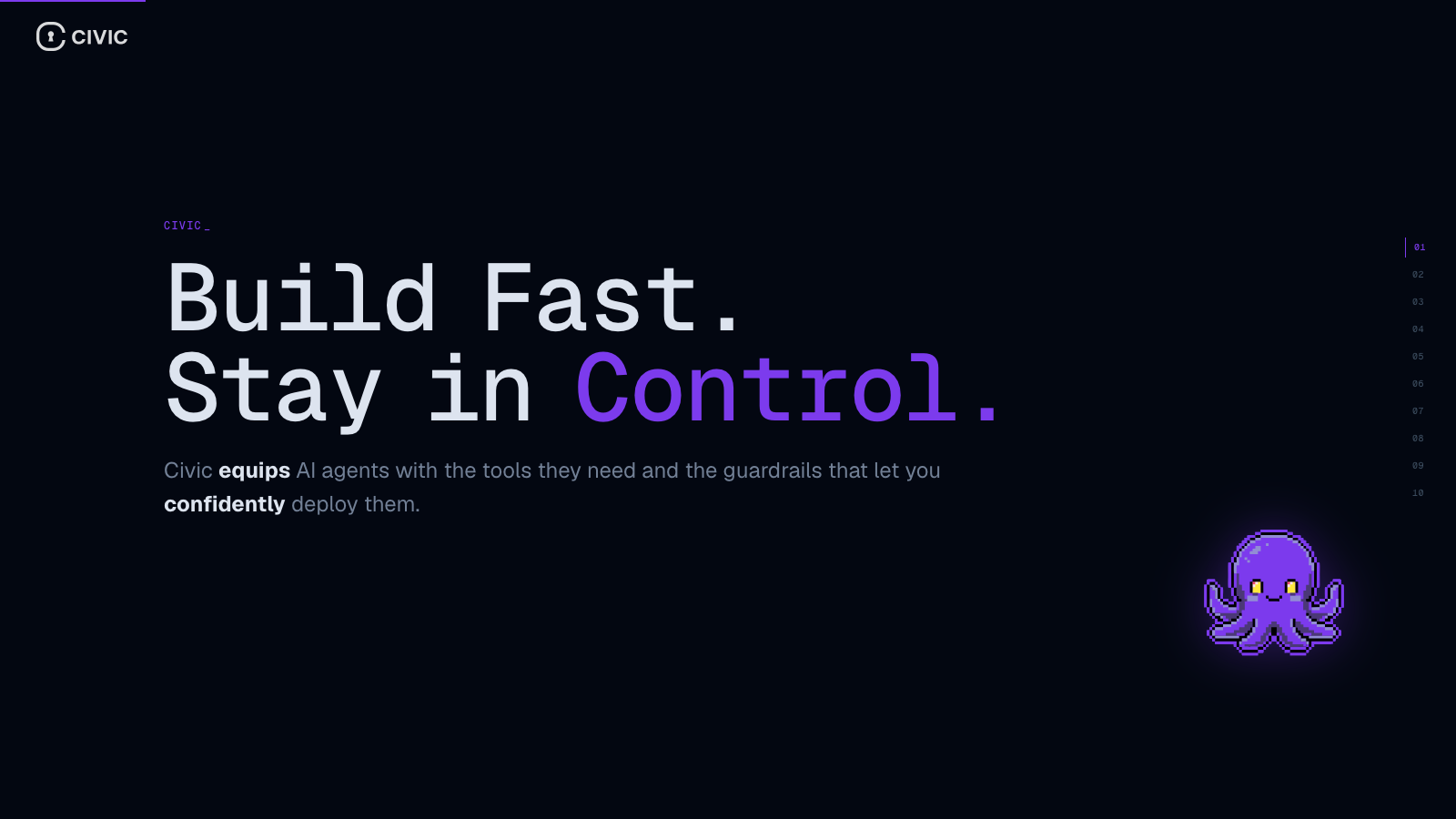 Civic GTM — first slide